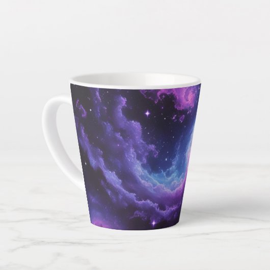 Cosmic Galaxy Nebula Abstract Space Art Design Latte Mok (Linkerhoek)