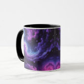 Cosmic Galaxy Nebula Abstract Space Art Design Mok (Voorkant links)