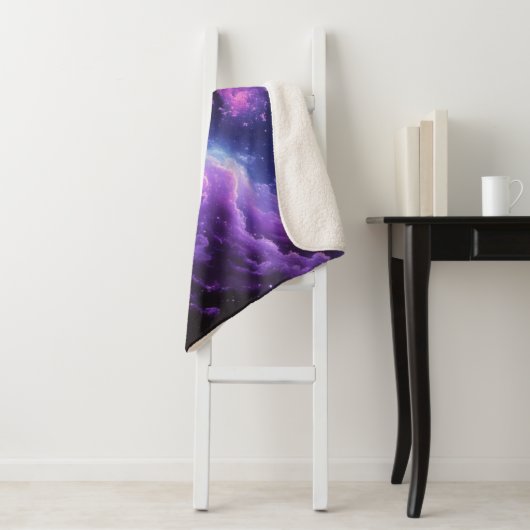 Cosmic Galaxy Nebula Abstract Space Art Design Sherpa Deken (In situ)