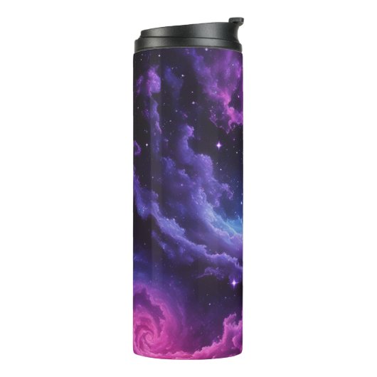 Cosmic Galaxy Nebula Abstract Space Art Design Thermosbeker (Gedraaid links)