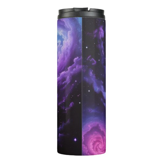 Cosmic Galaxy Nebula Abstract Space Art Design Thermosbeker (Achterkant)