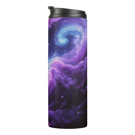 Cosmic Galaxy Nebula Abstract Space Art Design Thermosbeker (Geroteerd rechts)