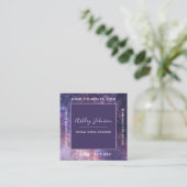 Cosmic Galaxy Social Media Manager Square Kaart Vierkante Visitekaartje (Staand voorkant)