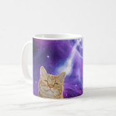 Cosmic galaxy space cat koffiemok (Voorkant links)