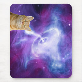 Cosmic galaxy space cat muismat