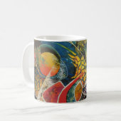 Cosmic Garden Abstract Art Coffee Mug Koffiemok (Voorkant links)