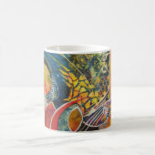 Cosmic Garden Abstract Art Coffee Mug Koffiemok (Center)