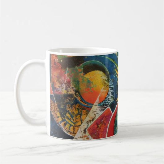 Cosmic Garden Abstract Art Coffee Mug Koffiemok (Links)