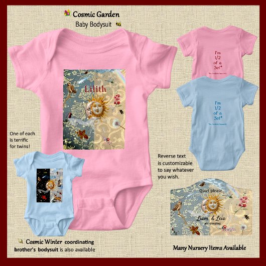 Cosmic Garden Baby Bodypakje Romper