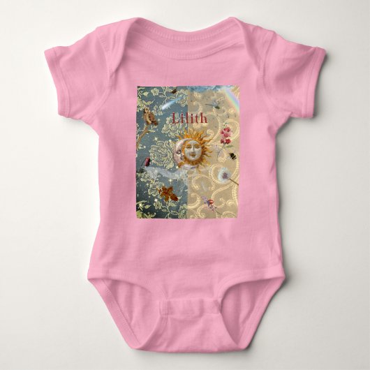 Cosmic Garden Baby Bodysuit (Voorkant)