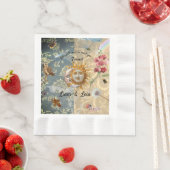 Cosmic Garden Baby shower servet (Insitu)