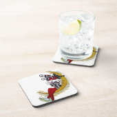 Cosmic Gaze: Elf op de maan avontuur Bier Onderzetter (Rechterzijde)