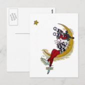 Cosmic Gaze: Elf op de maan avontuur Briefkaart (Voorkant / Achterkant)