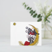 Cosmic Gaze: Elf op de maan avontuur Briefkaart (Staand voorkant)