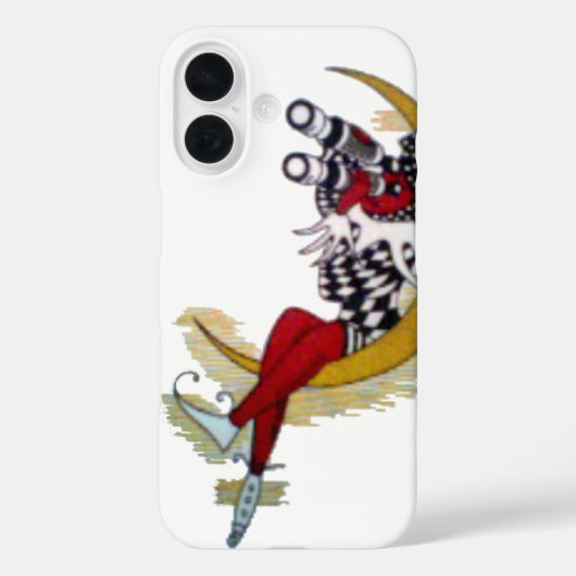 Cosmic Gaze: Elf op de maan avontuur Case-Mate iPhone Case (Achterkant)