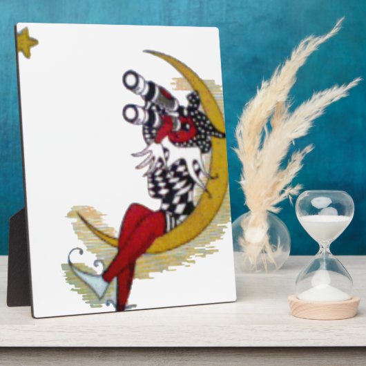 Cosmic Gaze: Elf op de maan avontuur Fotoplaat (Zijkant)