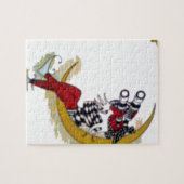 Cosmic Gaze: Elf op de maan avontuur Legpuzzel (Horizontaal)