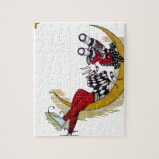 Cosmic Gaze: Elf op de maan avontuur Legpuzzel (Verticaal)