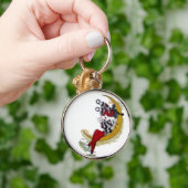 Cosmic Gaze: Elf op de maan avontuur Sleutelhanger (Hand)