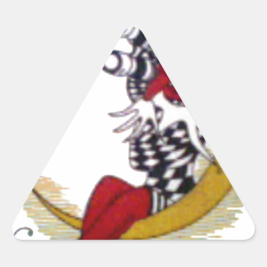 Cosmic Gaze: Elf op de maan avontuur Sticker (Voorkant)