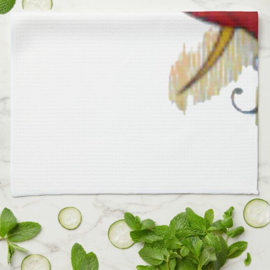 Cosmic Gaze: Elf op de maan avontuur Theedoek (Gevouwen)