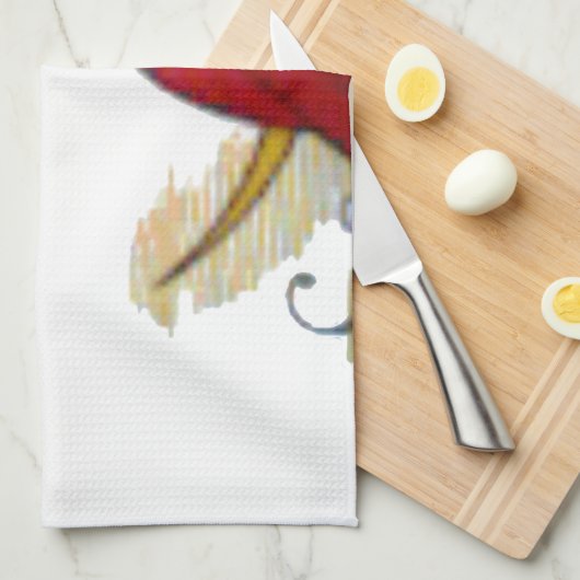 Cosmic Gaze: Elf op de maan avontuur Theedoek (Quarter Fold)