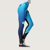 Cosmic Ghost in Space Design Leggings (Rechts)
