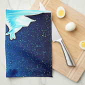 Cosmic Ghost in Space Design Theedoek (Quarter Fold)