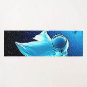 Cosmic Ghost in Space Design Yogamat (Voorkant (horizontaal))