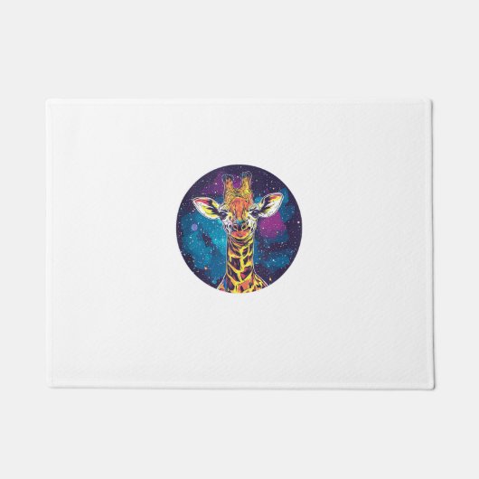 Cosmic Giraffe Universe Adventure Deurmat (Voorkant)