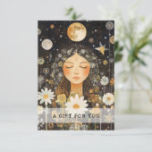 Cosmic Girl Boho Maan Cadeaubon (Staand voorkant)