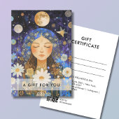 Cosmic Girl Boho Moon QR-code cadeaubon