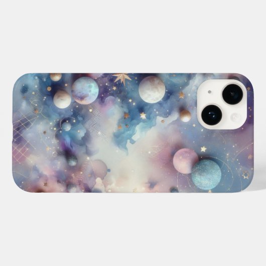 Cosmic Glow: holografische sterrentelefoonhoes Case-Mate iPhone Case (Achterkant (horizontaal))