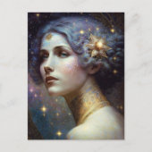 Cosmic Goddess Fantasy Art Briefkaart (Voorkant)