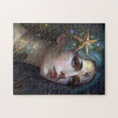 Cosmic Goddess Fantasy Art Jigzaag Puzzle Legpuzzel (Horizontaal)
