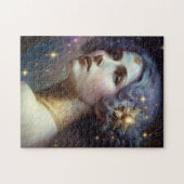 Cosmic Goddess Fantasy Art Jigzaag Puzzle Legpuzzel (Horizontaal)