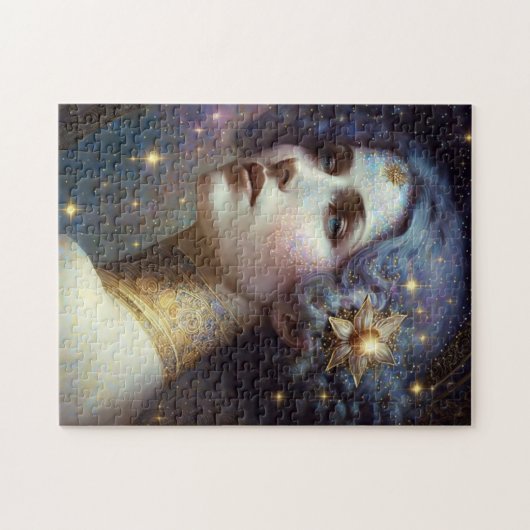 Cosmic Goddess Fantasy Art Jigzaag Puzzle Legpuzzel (Horizontaal)