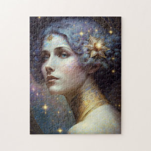 Cosmic Goddess Fantasy Art Jigzaag Puzzle Legpuzzel