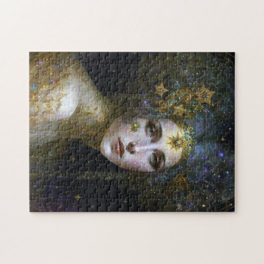 Cosmic Goddess Fantasy Art Legpuzzel (Horizontaal)