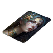 Cosmic Goddess Fantasy Art Magnet Magneet (Linkerzijde)