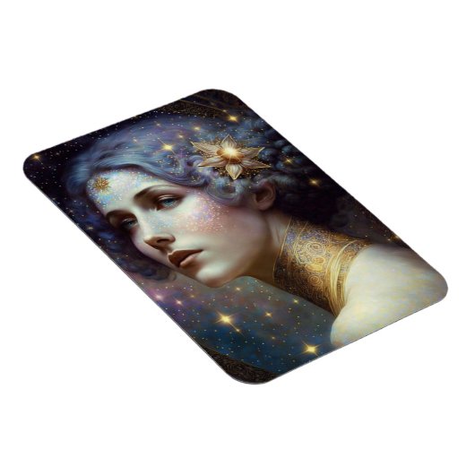Cosmic Goddess Fantasy Art Magnet Magneet (Rechterzijde)