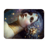 Cosmic Goddess Fantasy Art Magnet Magneet (Horizontaal)