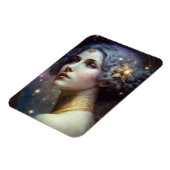 Cosmic Goddess Fantasy Art Magnet Magneet (Linkerzijde)