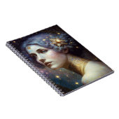 Cosmic Goddess Fantasy Art Notitieboek (Rechterzijde)