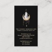 *~* Cosmic Goddess Moon Stars Water Urn Visitekaartje (Achterkant)