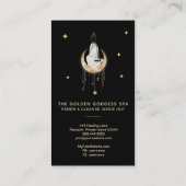 *~* Cosmic Goddess Moon Water Urn Stars Visitekaartje (Achterkant)