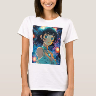 Cosmic Goddess: Studio Ghibli-geïnspireerde maxima T-shirt