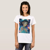 Cosmic Goddess: Studio Ghibli-geïnspireerde maxima T-shirt (Voorkant volledig)