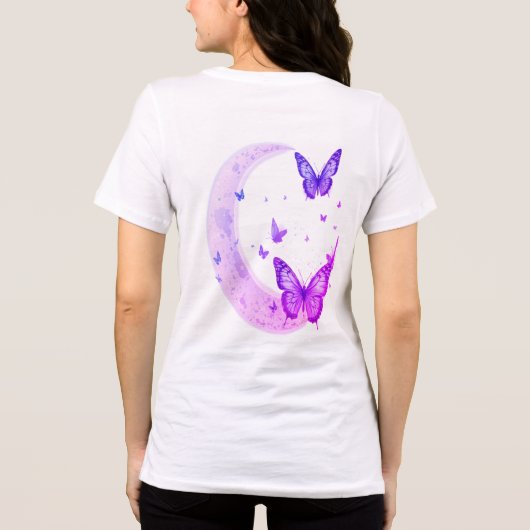 Cosmic Goddess T-shirt voor vrouwen - Lunar Dream  (Achterkant)