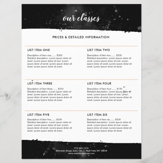 Cosmic Gold Moon Yoga, Life Coach, astroloog Flyer (Achterkant)